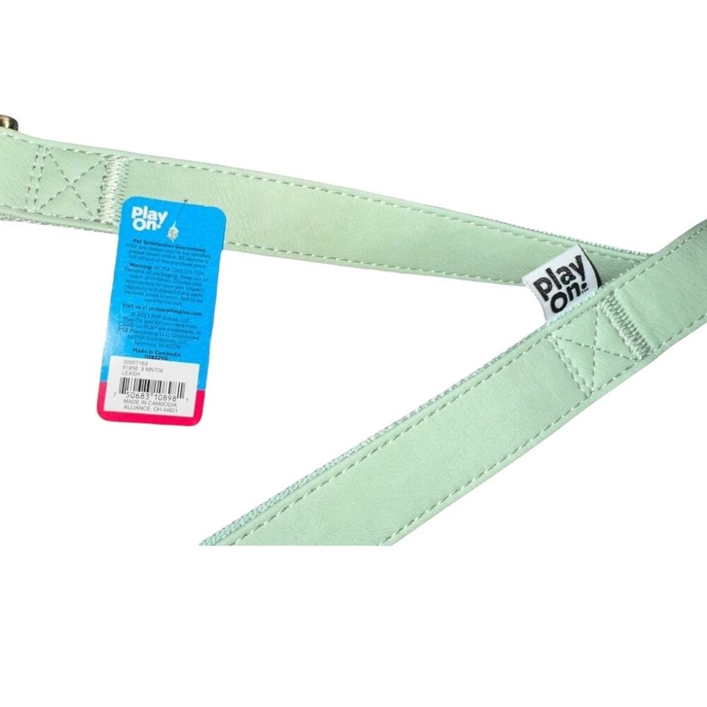 PLAY ON 6” Mint Green dog leash size medium/large up to 90lbs - Picture 7 of 7
